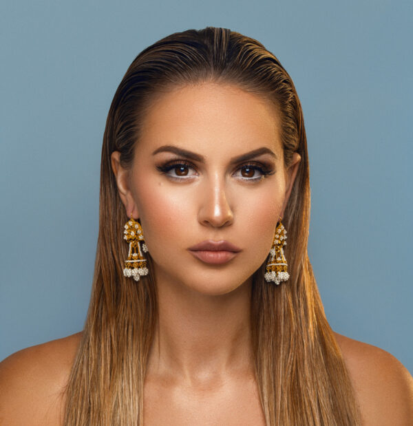 Traditional Dalmatian earrings