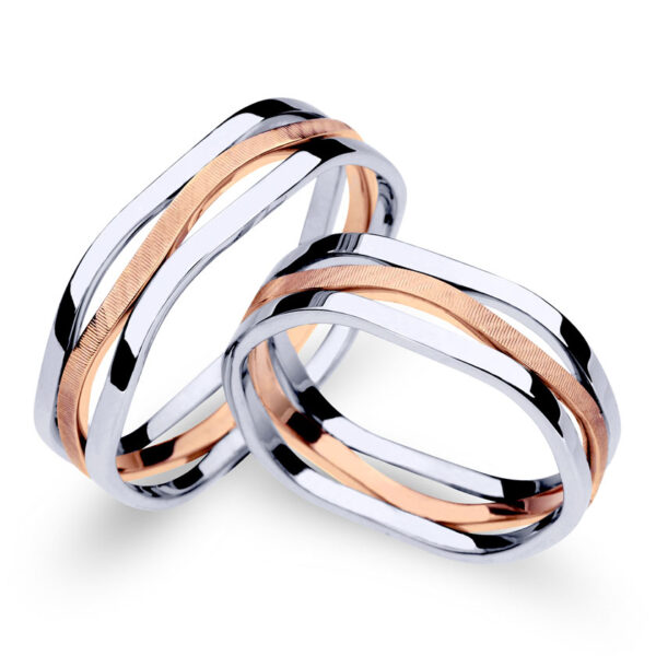 Pavlovski wedding rings, design 8